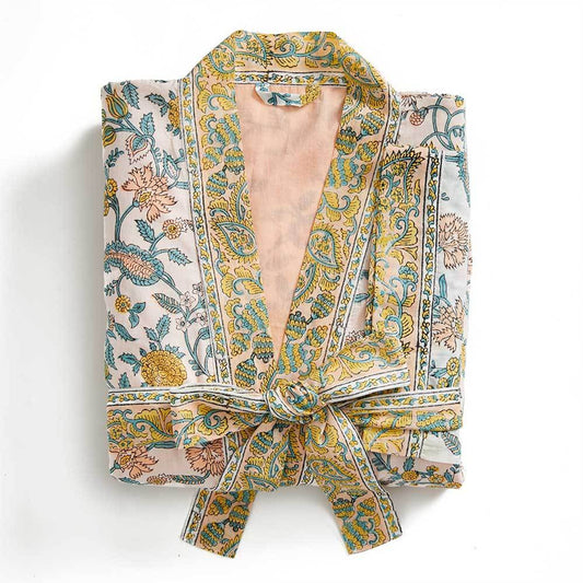 Ahana Block Print Robe
